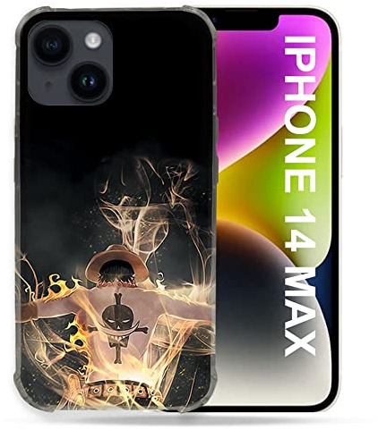 Cokitec Case for iPhone 14 Plus (6.7) Manga One Piece Ace Black