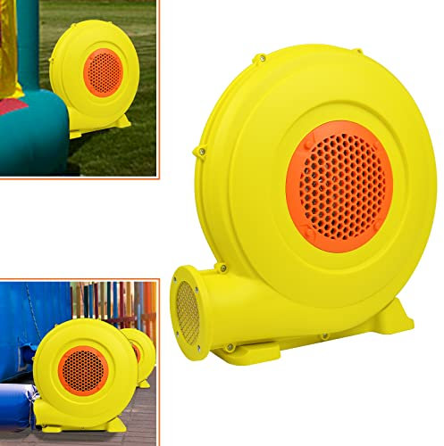 YRHome 450W Gebläse Luftgebläse Luftpumpe Radiallüfter Dauergebläse elektrische Absauggebläse Ventilator Windmaschine Lüfter Turbolüfter mit Netzkabel tragbar für aufblasbare Spielzeuge 450m³ 1750Pa