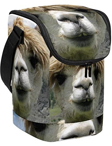 HOHODIY Lonchera para hombres y mujeres, alpaca, animal, lama alpaca, lonchera, lonchera para el trabajo