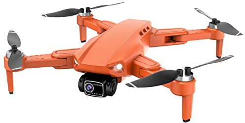 Adult Drone Brushless GPS Folding 4k Hd Aerial Quadcopter 5g Long Battery Life Anti-Shake Shooting Remote Control Aircraft with Storage Bag (Orange 2 BATTERY)