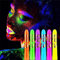 Vernice fluorescente UV Body Painting Matita Trucco Viso Pittura Del Corpo Viso Viso Pittura Lavabile 6 Matite di Pittura UV Neon Per Festival, Carnevale, Halloween, Cosplay