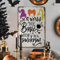 Hocus Pocus Decor Hexe Geschenke Hexe Stuff Hexe Dekor für Halloween Metallschild