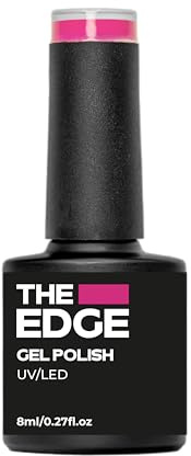 THE EDGE Gel Nail Polish 8ml - The Coral Pink - UV/LED Manicure/Pedicure for Salon & Home Use, Highly Pigmented/Long Lasting/2-Coat Coverage