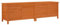 vidaXL Gartentruhe, Gartenbox mit Stauraum, Auflagenbox mit Boden aus Latten, Aufbewahrungsbox Kissenbox Holztruhe, Braun Massivholz Tanne