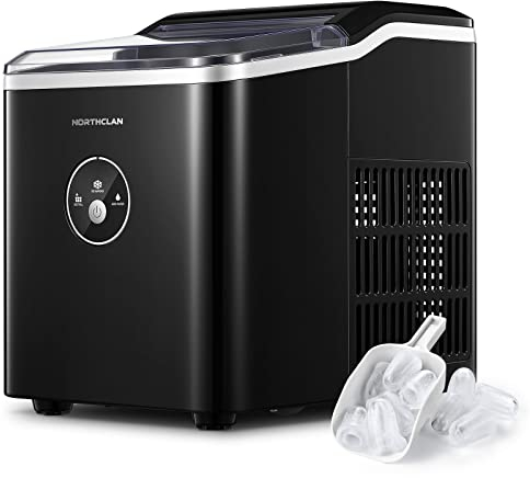 Machine à glaçons 14kg en 24h / automatique électrique portable sans installation/silencieuse sous 40 dB/stockage de 1,5 kg/capteur infrarouge/glaçons rapide prêt en 6 min/NORTHCLAN