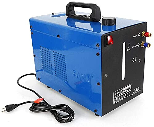 vinnyooc 220 V 370 W Wasserkühler, Schweißgerät, 10 l, Schweißgerät, Wassertank, Kühlung, einphasig, WIG MIG, Schweißgerät (blau)