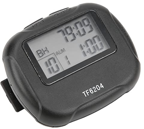HERCHR Intervall-Timer, ABS-Elektronik, Stoppuhr, Trainer, Schiedsrichter, Segment-Stoppuhr Für Studieren, Sport, Yoga, Boxen, Training