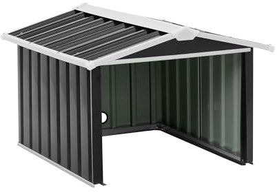 Uniprodo Garage pour robot tondeuse en acier galvanisé avec ouverture de câble pour robot tondeuse à gazon robot à gazon