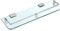 WENLISELL Estantes de cristal de baño montados en la pared, estante de baño de vidrio templado de 40 cm con riel, estante de baño extragrueso de 6 mm