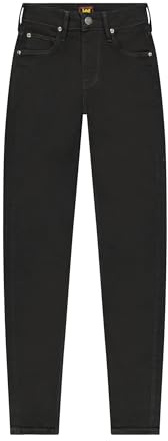 Lee Women's Scarlett HIGH Jeans, Black, 34/33