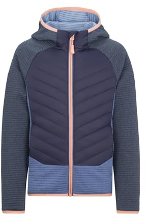 Trollkids Girls Sirdal Jacket 152, Navy/Lotus Blue