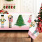 Arquiel Tischdecke Weihnachten, Nussknacker Rosa Weihnachtsbaum Tischtuch Abwaschbar Rechteckige Pflegeleicht Tischdeck FüR Küche Parteien Dekoration Hochzeit Festival(152 x 213cm)