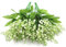 Hochzeitsdeko Brautstrauß - Künstliche Maiglöckchen Blumen Windspiel Orchidee Hochzeitsstrauß Faux White Bell Blumen Outdoor Braut Hochzeit Blumenstrauß Gefälschte Glocke Blumen für Zuhause Party