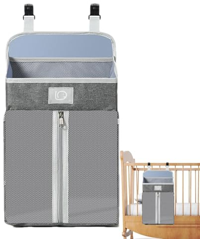 Xinhuju -Organizer zum Aufhängen für Babybett, Organizer für Wickelkommode