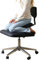 MallCreaty Kniestuhl mit Lendenwirbelstütze und verstellbarem Neigungswinkel, Ergonomischer Bürostuhl für Büro,Stuhl mit gekreuzten Beinen Zuhause und Yoga-Enthusiasten, Meditationsfanatiker(Schwarz)