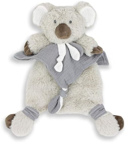 Schnuffeltuch Baby – Kuschliges Schmusetuch mit Plüsch und Musselin Stoff – Trösterchen für Neugeborene, Geburt!