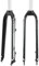 NBTRXWAFR Forcella MTB Forcella Rigida 26 27.5 29 Pollici Anteriore MTB per MTB 9Mm QR Disc Brake Bike,Bianca,29inch