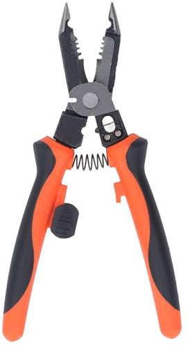 Juroupi 7 in 1 Wire Stripper Multifunctional Cable Stripping Crimping Cutting Plier for Electrician