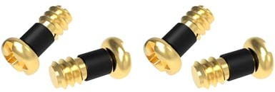 HILEEN 2 Pairs Replacement Screws for Ray-Ban RB3025 RB3445 RB3549 RB3533 RB3293 RB3569 RB3483 Sunglass-Gold