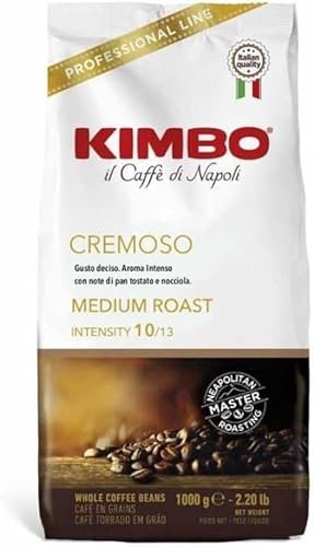 6 Kg Caffè in Grani Chicchi Kimbo Cremoso per Distributori e Macchine Casa Bar