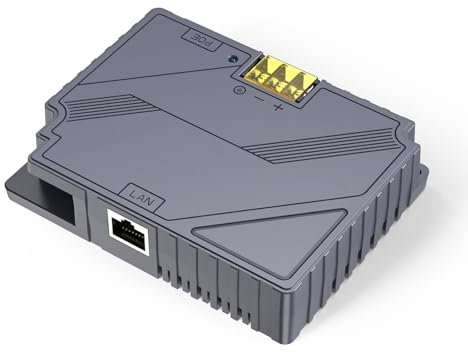 Oumefar Gige Poe Injector 150W 2 in 1 Strom über Ethernet -Adapter DC Step -Up -Konverter -Satelliten -Internet -Conversion -Kit für V3 Rechteckige Satelliten -Netzwerkgeräte