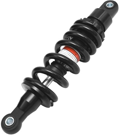 Ollanoos 280 mm Universal Federstoßdämpfer, Motorrad Stoßdämpfer Hinten für ATVs, Go-Karts, Roller, Verschiedene andere Fahrzeugtypen, Verbessert den Fahrkomfort und die Leistung