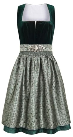 Dirndl for Women Dirndl Dresses Women Traditional German Oktoberfest Costumes Women - Dirndl (Green, S)