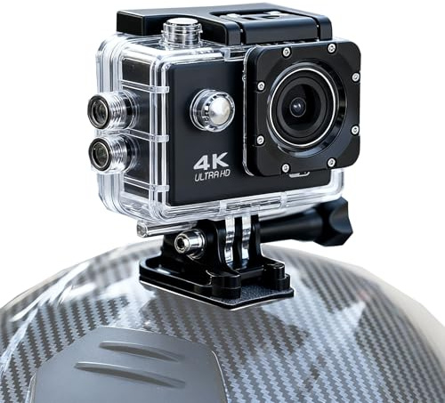PUBIBD Motorcycle Helmet Camera for Caberg Ghost 2020-2025, Dash Cam with Loop Recording, Wide Angle Lens Night Vision Waterproof Helmet Recorder Action Camera