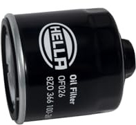 HELLA 8ZO 366 100-261 Ölfilter OF026 - Anschraubfilter | 8ZO 366 100-261 passend für A2 Altea Arosa Cordoba Ibiza Inca Leon