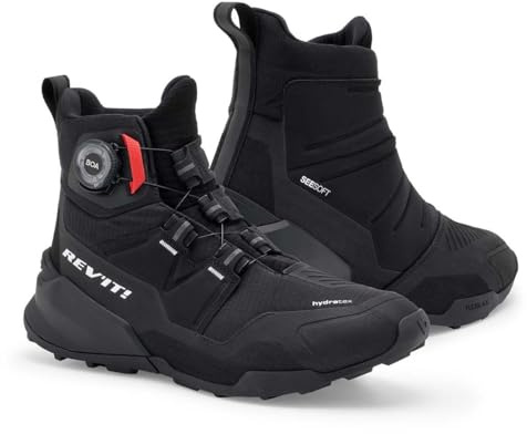 REV'IT! Revit Undercut H2O wasserdichte Motorrad Schuhe, schwarz, 40