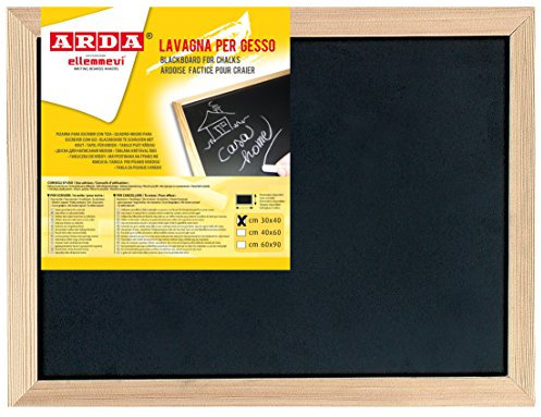 Arda 875 Lavagna per il Gesso, Nero, 30 X 40 cm