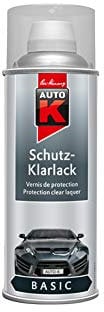 Vernis de Finition Transparent Auto-K - Bombe Aérosol Spray de Vernis Transparent Auto Moto - Brillant - 400 ml - Ref. 233017