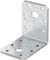 Alberts 846794 Équerre d'assemblage | galvanisée Sendzimir | 60 x 60 x 45 mm | kit de 50