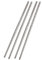 sourcing map Palillos chinos de metal con parte superior redonda, 8.8 in de largo, 2 pares