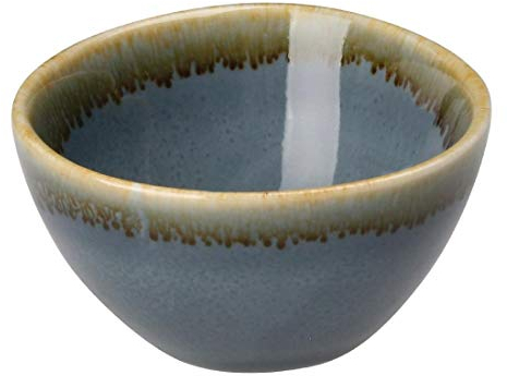 Olympia Kiln Dipping Pot Ocean 70mm (Pack of 12) - Reusable Porcelain Sauce Mini Dip Bowls CP957