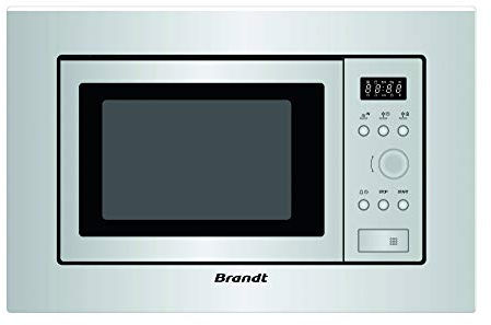 Brandt BMS6112X Einbau-Mikrowelle, 700 W, 17 l, Grau