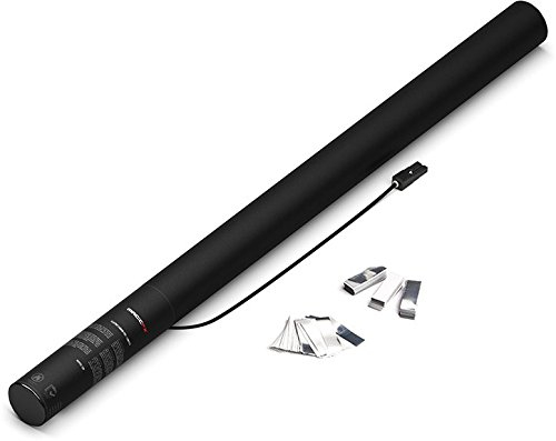 MagicFX Electric Cannon 80cm Metal Confetti Silber & Weiß - Konfetti