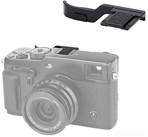 JJC Metal Hot ShoeThumbs Up Hand Grip for Fujifilm Fuji X-Pro3 XPRO3 X-Pro2 XPRO2, Durable and Comfort Camera Grip, Black