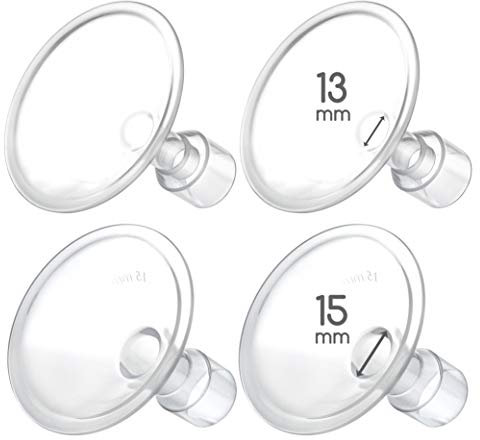 Maymom MyFit 13,15 mm Schilde klein; Kompatibel mit Medela-Brustpumpen-PersonalFit, Freestyle, Harmony, Maxi, Freestyle Flex-Anschluss; Anschluss an Maymom Breit/Schmal-Anschluss