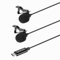 Saramonic 2-Person Dual Lavalier Microphone with USB-C for Mobile Devices and Computers with 19.7-foot (6m) Cable & Right-Angle USB-C Adapter (LavMicro U3C)