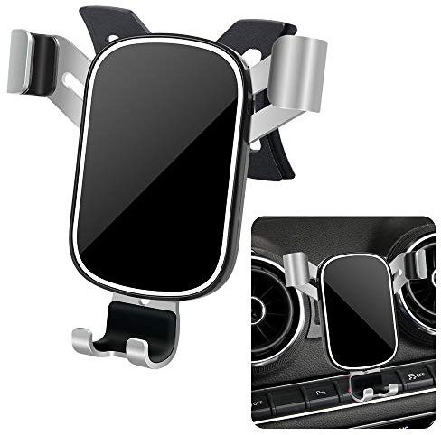 Lunqin Supporto per telefono da auto per Audi A3 S3 RS3 8V 2014 2015 2016 2017 2018 2019 2020 Accessori interni auto Migliori telefoni supporto cellulare cellulare cellulare supporto supporto di