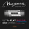 Magma - 1 jeu de cordes pour basse électrique en acier inoxydable Ultra FLAT - Tension moyenne - 5 cordes, échelle 34 pouces - Set de 5 cordes (.045 - .065 - .085 - .105 - .130) - BE175SUF