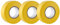 GTSE - Isolierband Gelb - 19 mm x 20 m - strapazierfähiges, selbstklebendes Isolierband - zum Schutz, Bündeln und Reparieren von Kabeln - 3 Rollen