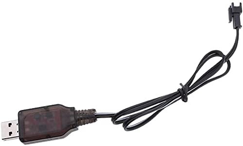 YUNIQUE GREEN-CLEAN-POWER - USB Charging Cable SM-2P | 250mAh Output for RC Cars, RC Helicopter | Compatible with Battery Lipo 6V, Plastic