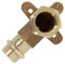 Deckenwinkel IG 18 mm 1/2 aus Rotguss - Pressfitting Wandscheibe Gewinde Fitting V Kontur B-Press