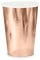 PartyDeco 6 gobelets rose gold 220 ml - Rose