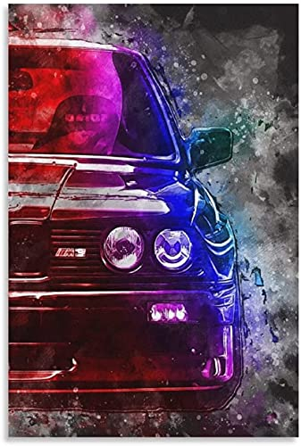 5D Diamant Painting Set FüR Erwachsene Und Kinder Retro Racing Carroomand Picture Modern DIY Diamond Painting Kristall Strass Diamant Stickerei GemäLde 23.6x35.4(60x90cm) Kein Rahmen