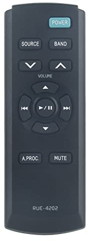 ALLIMITY Fernbedienung Ersetzen für Alpine Car Radio Stereo RUE-4202 RUE | 4202 RUE4202 CDA-137BTI CDE-192R INE-W920R INE-W925R INE-W997E46 UTE-93DAB X800D-ML X800D-S906 X800D-V447 X901D-G6