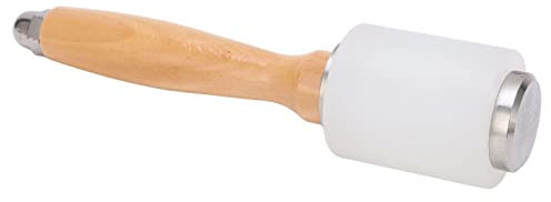 Martillo para Tallar Cuero Martillo de Nailon Martillo para Tallar Cuero de Nailon Herramientas de Mazo Tienda de Cuero Martillo para Trabajar el Cuero con Impresión de Madera