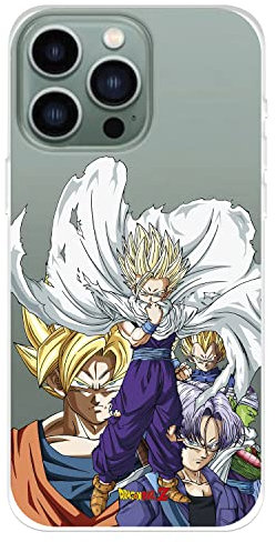 Official Dragon Ball iPhone 14 Pro MAX Case, Saiyans Warriors to Protect Your Mobile Phone Flexible Silicone iPhone Case with Officially Licensed by Dragon Ball